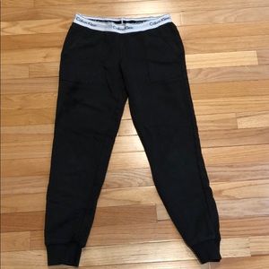 Calvin Klein black jogger pants